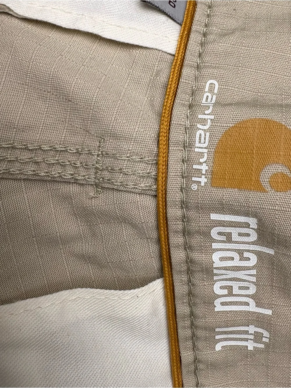 Carhartt Tan Cargo Pants with Utility Pockets
